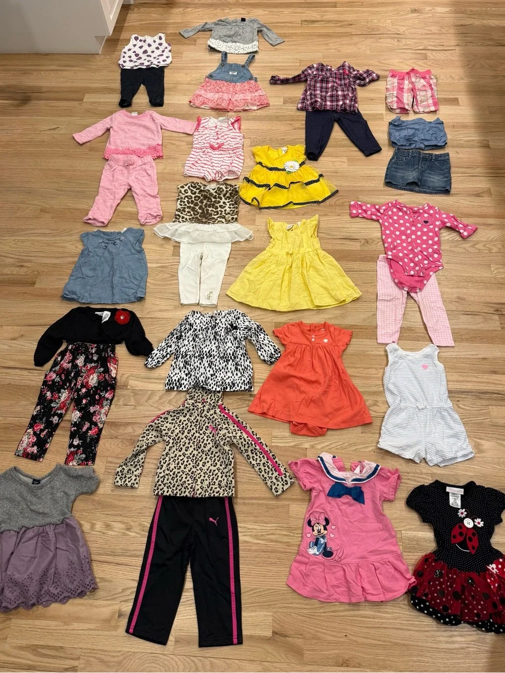Baby Sz 12/12-18 Lot - Gap, Osh Kosh, Puma, Disney, Juicy, First Impressions etc